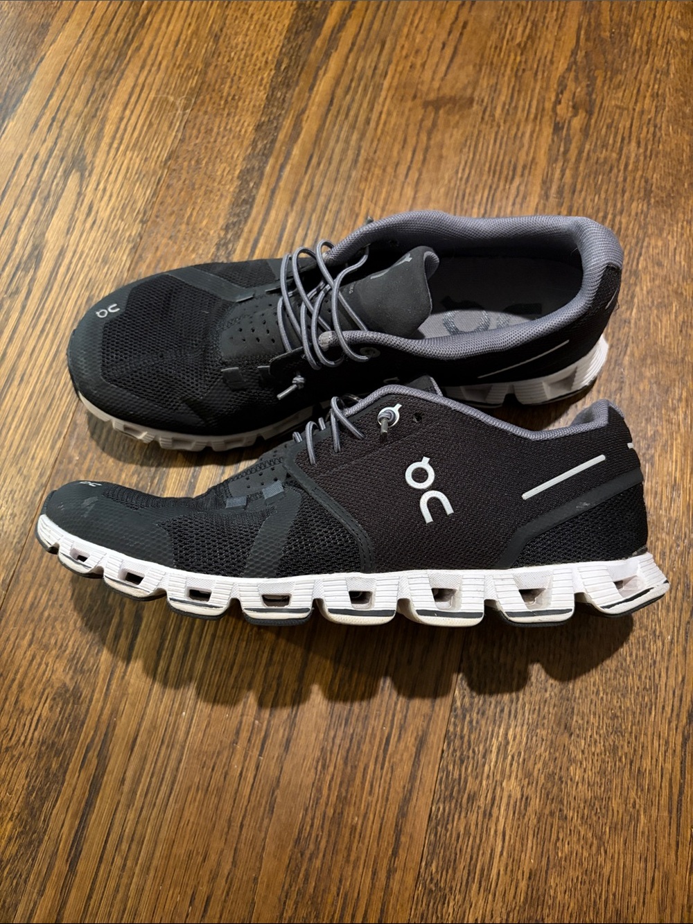 On Running Women’s Athletic Shoes - Black with Gray Accents